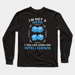 Tabletop Pen and Paper Dungeon RPG Role Playing Long Sleeve T-Shirt